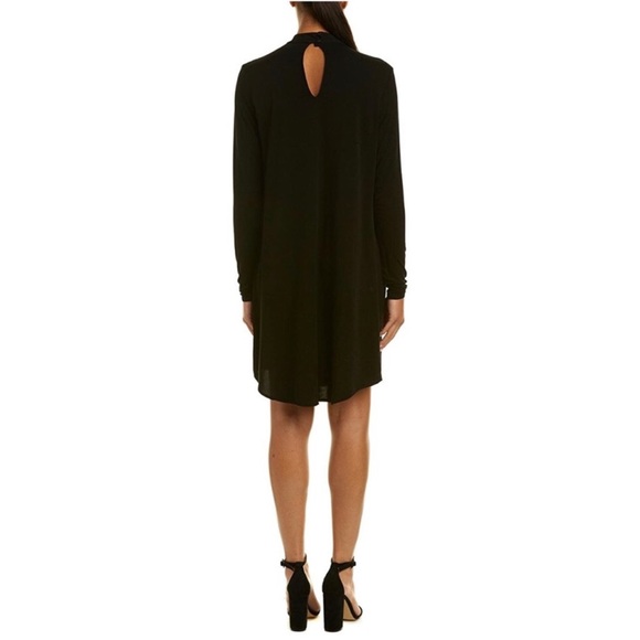 NWT Michael Stars Rylie Rayon Chocker Long Sleeve Swing Dress - Picture 2 of 12